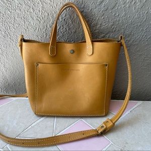 Portland Leather Goods Sunflower Mini Crossbody in GUC